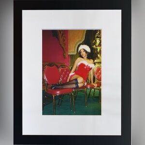 “Velvet Holiday” – Framed 5x7 Art Print Displayed in 8x10 Mat